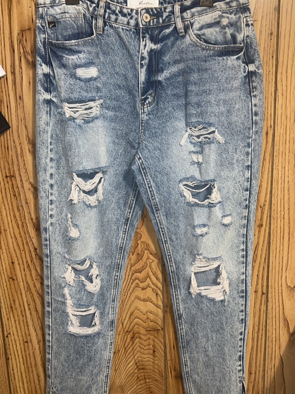 KanCan Light Wash Ripped Skinny Jeans